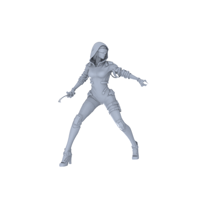 MRY-SFW LYGR120 Phantom Hunter Resin Blank Miniature Soldier Character Model Scene Figure Handmade Figure Hand Painted