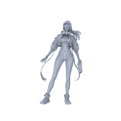 MRY-SFW LYGR120 Phantom Hunter Resin Blank Miniature Soldier Character Model Scene Figure Handmade Figure Hand Painted