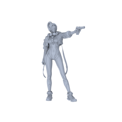 MRY-SFW LYGR120 Phantom Hunter Resin Blank Miniature Soldier Character Model Scene Figure Handmade Figure Hand Painted