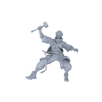 MRY-SFW LYGR121 Rocket Boy Resin Blank Miniature Soldier Character Model Scene Figure Handmade Figure Hand Painted