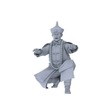 MRY-SFW LYGR098 Qing Dynasty zombie doomsday theme resin white model miniature soldier character model scene character figure hand painted