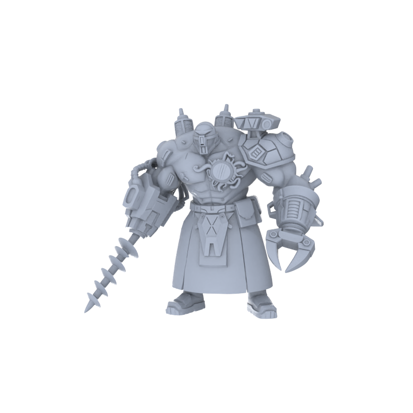 MRY-SFW LYGR099 Sci fi zombie doomsday theme resin white model miniature soldier character model scene character figure hand painted