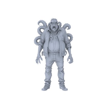 MRY-SFW LYGR099 Sci fi zombie doomsday theme resin white model miniature soldier character model scene character figure hand painted