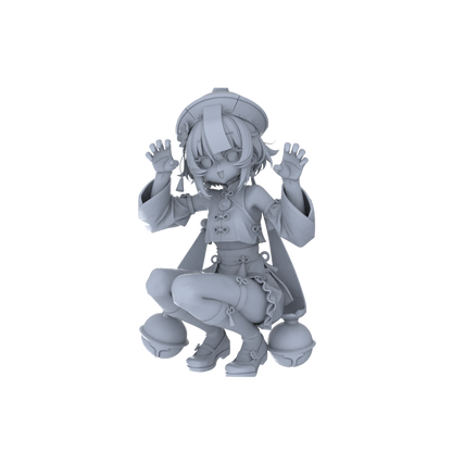 MRY-SFW LYGR101 Beautiful female zombie game theme resin white model miniature soldier character model scene character figure hand painted