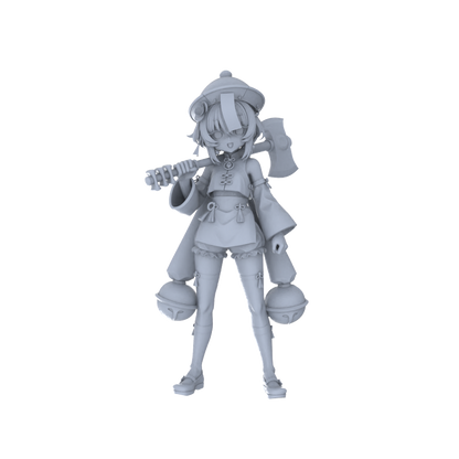 MRY-SFW LYGR101 Beautiful female zombie game theme resin white model miniature soldier character model scene character figure hand painted