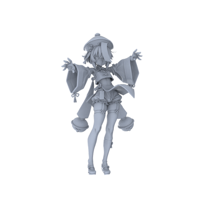 MRY-SFW LYGR101 Beautiful female zombie game theme resin white model miniature soldier character model scene character figure hand painted