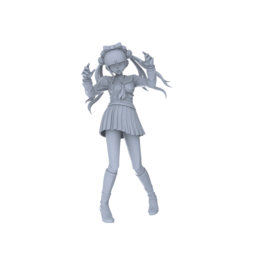 MRY-SFW LYGR102 Beautiful female2 zombie game theme resin white model miniature soldier character model scene character figure hand painted