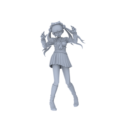 MRY-SFW LYGR102 Beautiful female2 zombie game theme resin white model miniature soldier character model scene character figure hand painted