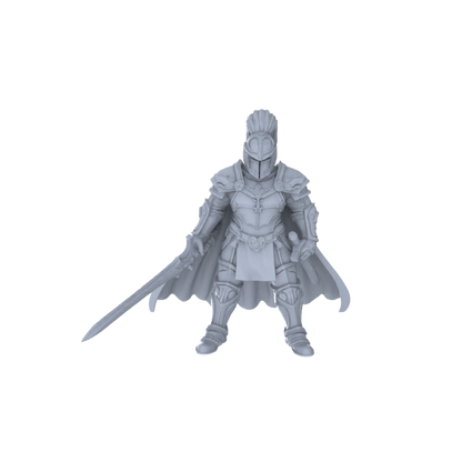 MRY-SFW LYGR139 Knight And Pirate Resin White Model Wargame Miniature Soldier Scene Character Hand Figure Hand Painted