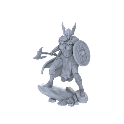 MRY-SFW LYGR140 Greek Mythology Resin White Model Wargame Miniature Soldier Scene Character Hand Figure Hand Painted