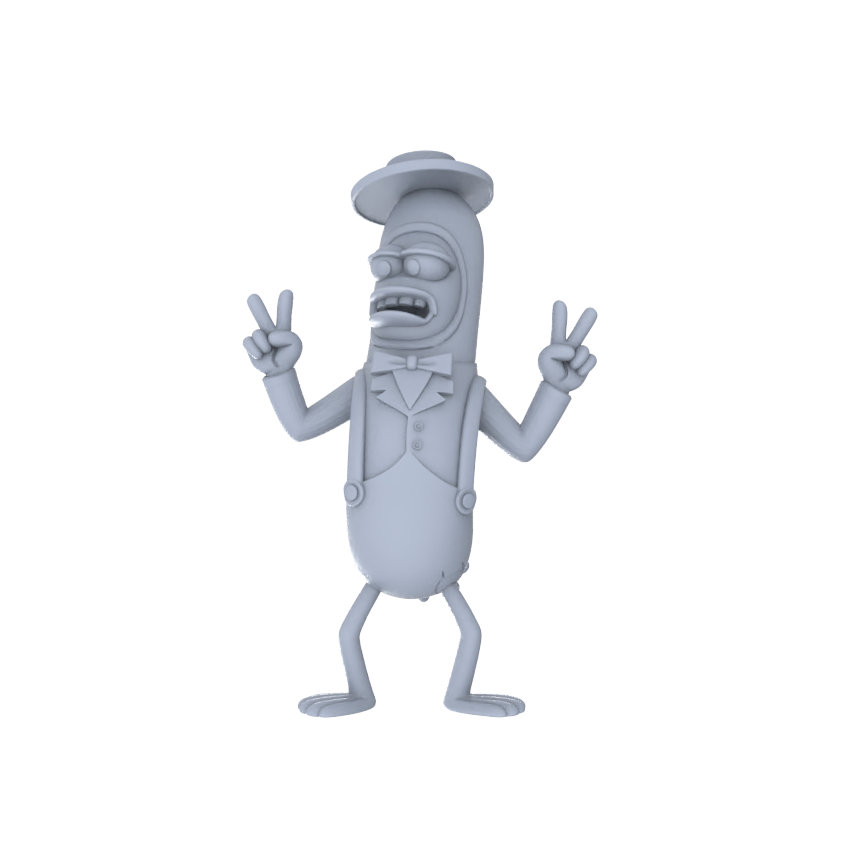 MRY-SFW LYGR084 mr hot dog anime theme war chess resin white model miniature soldier scene character figure hand painted
