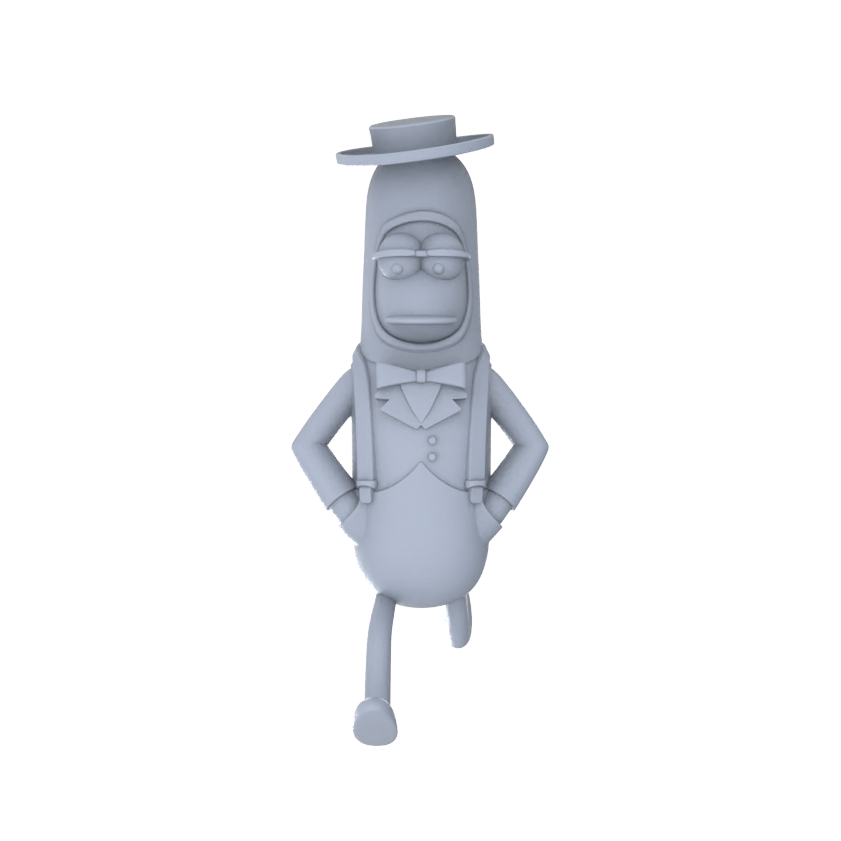 MRY-SFW LYGR084 mr hot dog anime theme war chess resin white model miniature soldier scene character figure hand painted