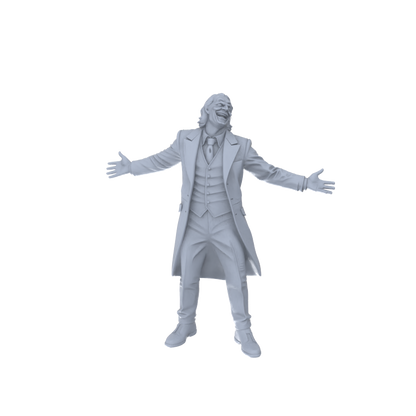 Yao's Studio LYTR181 Joker & Villain Characters Resin Miniature Model 5-Figure Set, Unpainted Dark Style Figures, DIY Painting Scene Decoration Miniatures Diorama Resin Figures