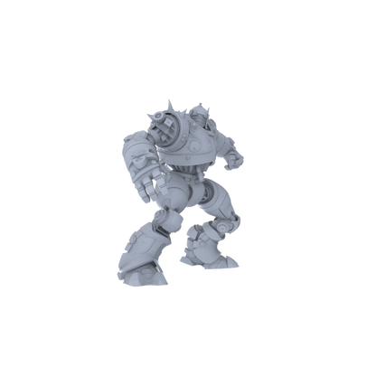 MRY-SFW LYGR133 Wasteland Style Doomsday Robot Combat Motion Game Theme Wargame Resin White Model Wargame Miniature Soldier Scene Character Hand Figure Hand Painted