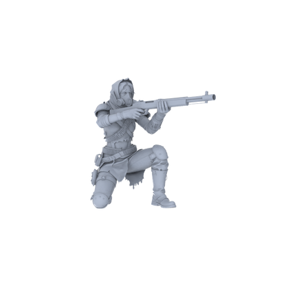 MRY-SFW LYGR133 Wasteland Style Doomsday Robot Combat Motion Game Theme Wargame Resin White Model Wargame Miniature Soldier Scene Character Hand Figure Hand Painted