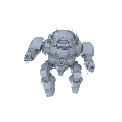 MRY-SFW LYGR133 Wasteland Style Doomsday Robot Combat Motion Game Theme Wargame Resin White Model Wargame Miniature Soldier Scene Character Hand Figure Hand Painted