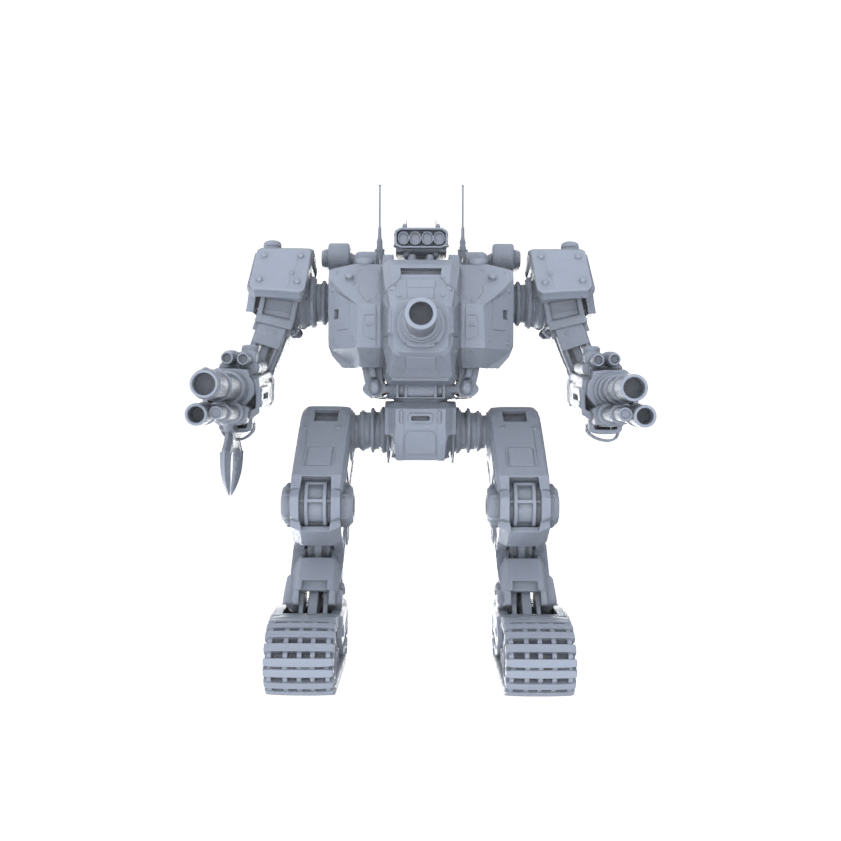 MRY-SFW LYGR133 Wasteland Style Doomsday Robot Combat Motion Game Theme Wargame Resin White Model Wargame Miniature Soldier Scene Character Hand Figure Hand Painted