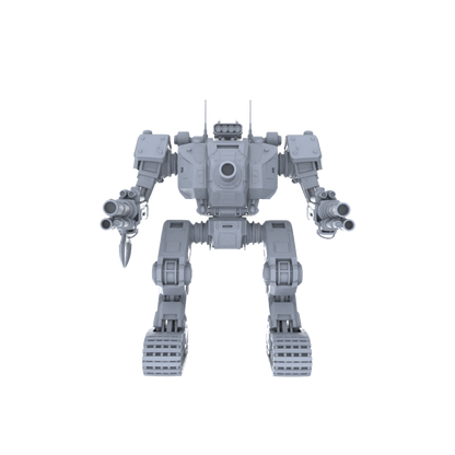 MRY-SFW LYGR133 Wasteland Style Doomsday Robot Combat Motion Game Theme Wargame Resin White Model Wargame Miniature Soldier Scene Character Hand Figure Hand Painted