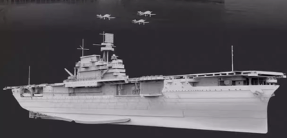 FLYHAWK FH1178S 1/700 USS Enterprise 1942 Deluxe Edition Model