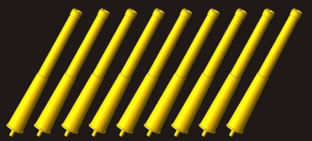 Flyhawk FH350038 1/350 WWII Italian Navy 381mm Metal Barrel  – LCD 3D printed resin model kit, image 1
