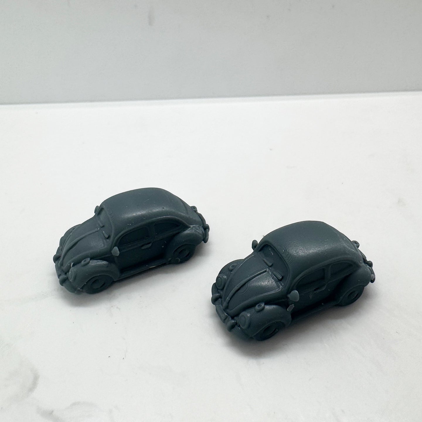 LYTS160 3D Printed Volkswagen Beetle Car Model - Miniature Vehicle for Train Layout Diorama Scenery