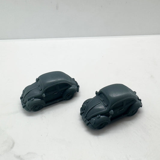 LYTS160 3D Printed Volkswagen Beetle Car Model - Miniature Vehicle for Train Layout Diorama Scenery