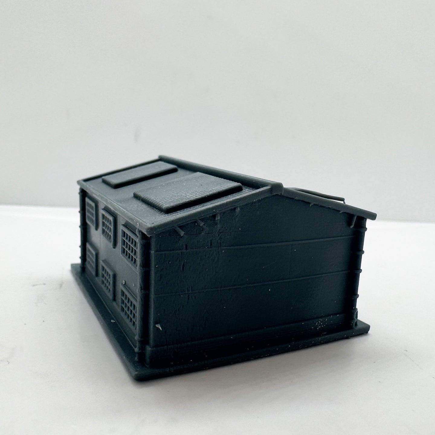 MRY-SFW LYTS131 3D Printed Industrial Warehouse Classic Industrial-Style Architecture Miniature for Diorama Building & Miniature Landscape Enthusiasts