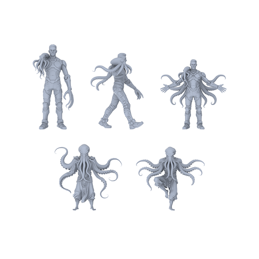 MRY-SFW LYGR058 Biological Mutation Series, Octopus Human, wargame, resin blank model, sci-fi theme, fantasy theme, miniature figure, scene character, figure, hand-painted S Scale